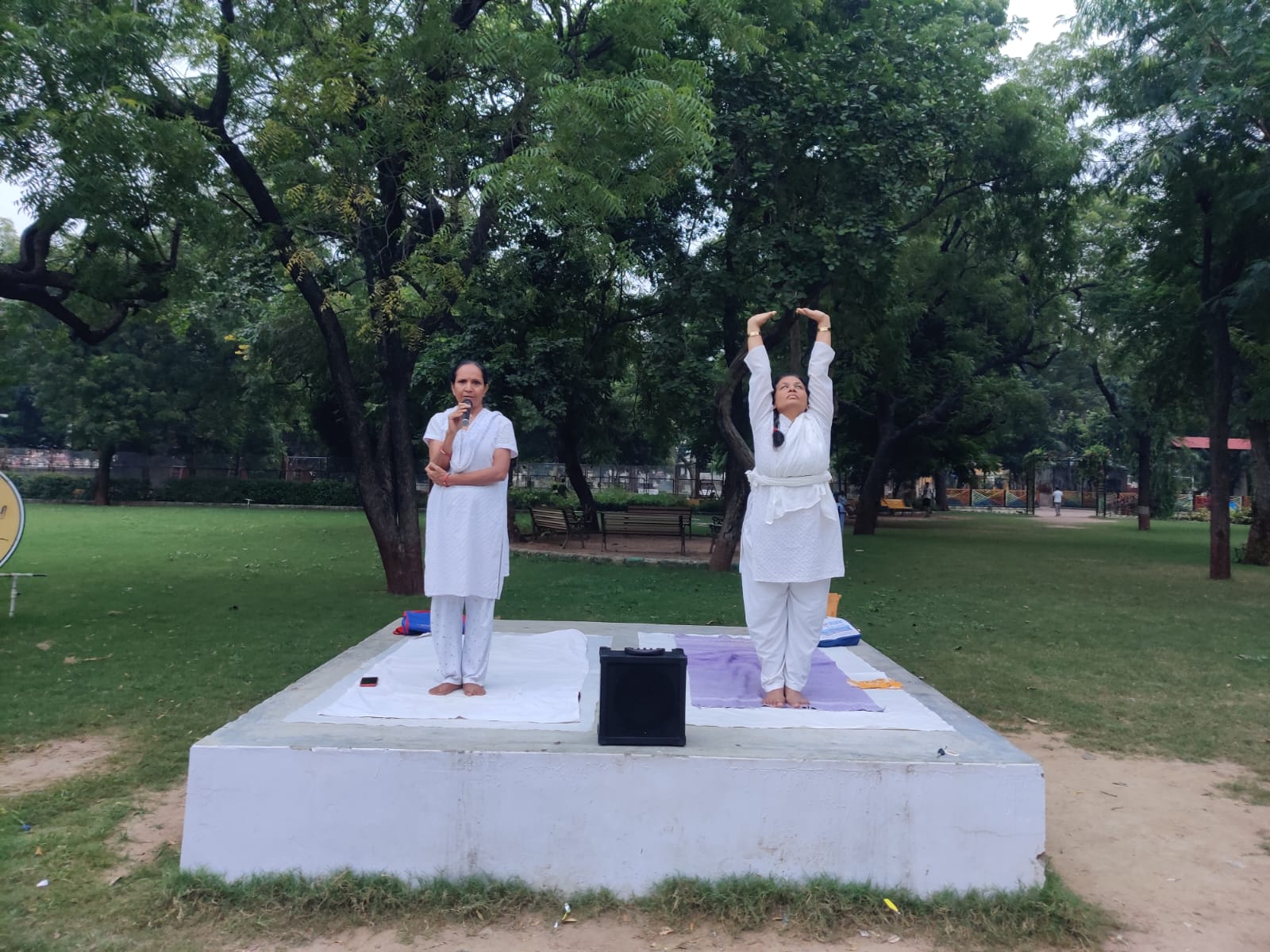 Yoga session at Maruti Hospital 1